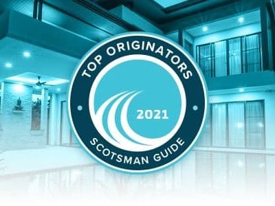 Scotsman Guide Top Originator Award