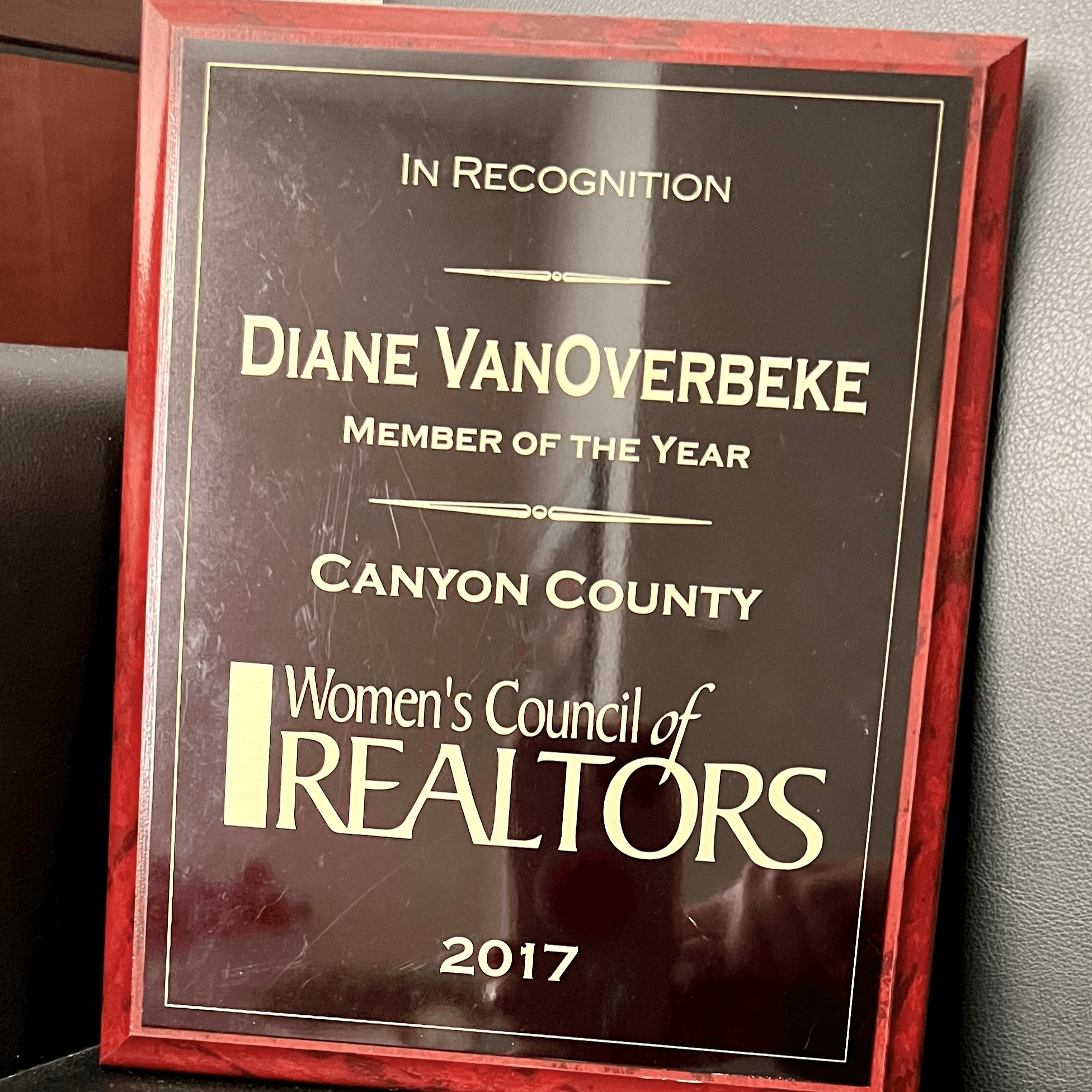 Member of the Year - Canyon County WCR