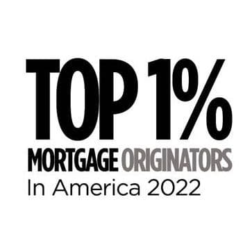 Top 1% Mortgage Originator, Mortgage Exec Magazine