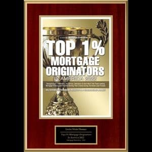 Top 1% Mortgage Originators in America 2022