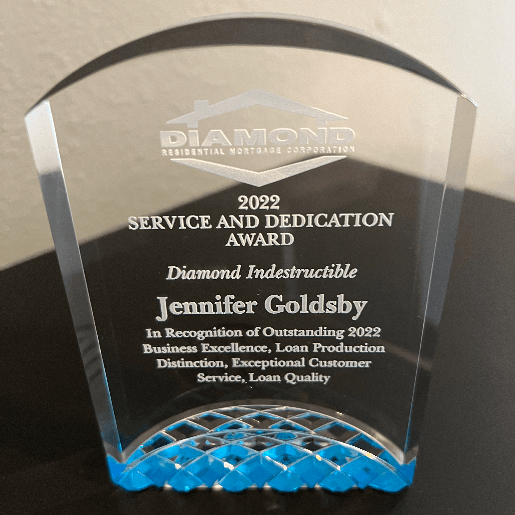 2022 Service and Dedication Award