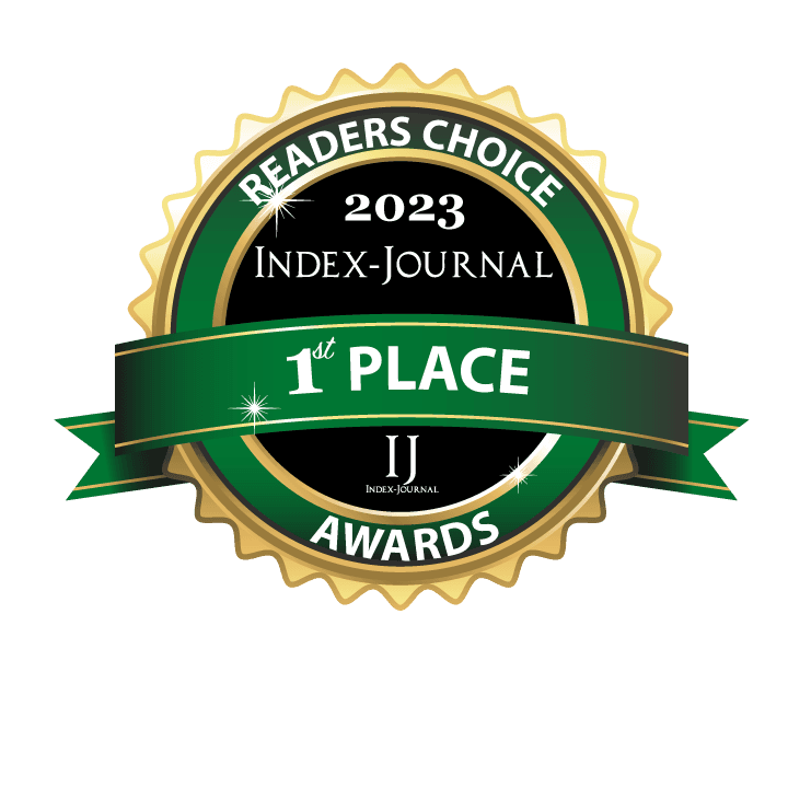 Index Journal Readers Choice Award - #1 Mortgage Lender 2021, 2022, and 2023 