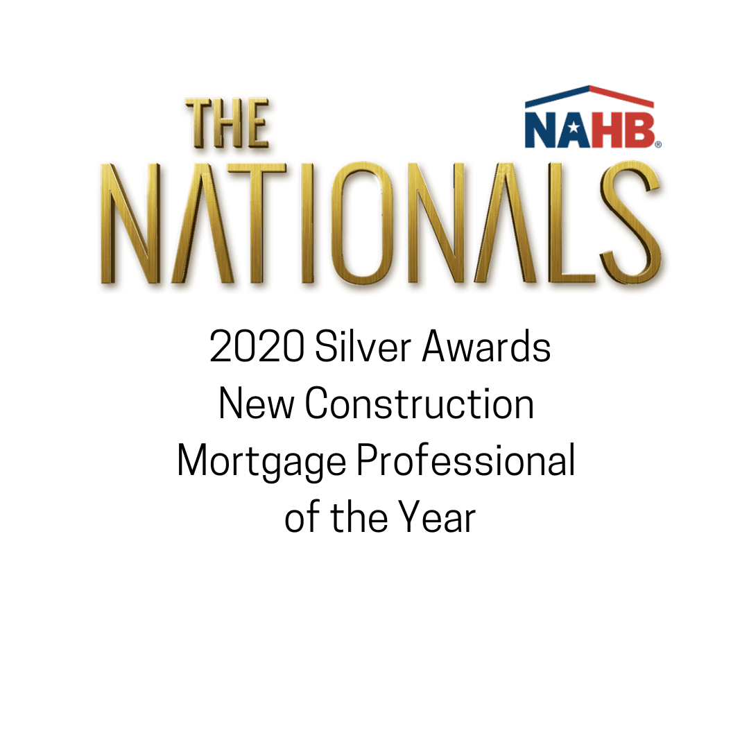 The National's Silver Award- New Construction Mortgage Professional of the Year 2020