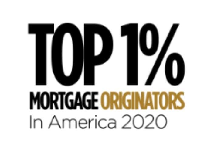 2020 Top 1% Originators in America