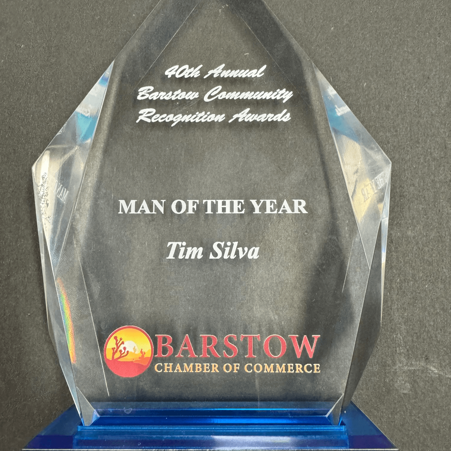 Barstow Chamber Man of The Year