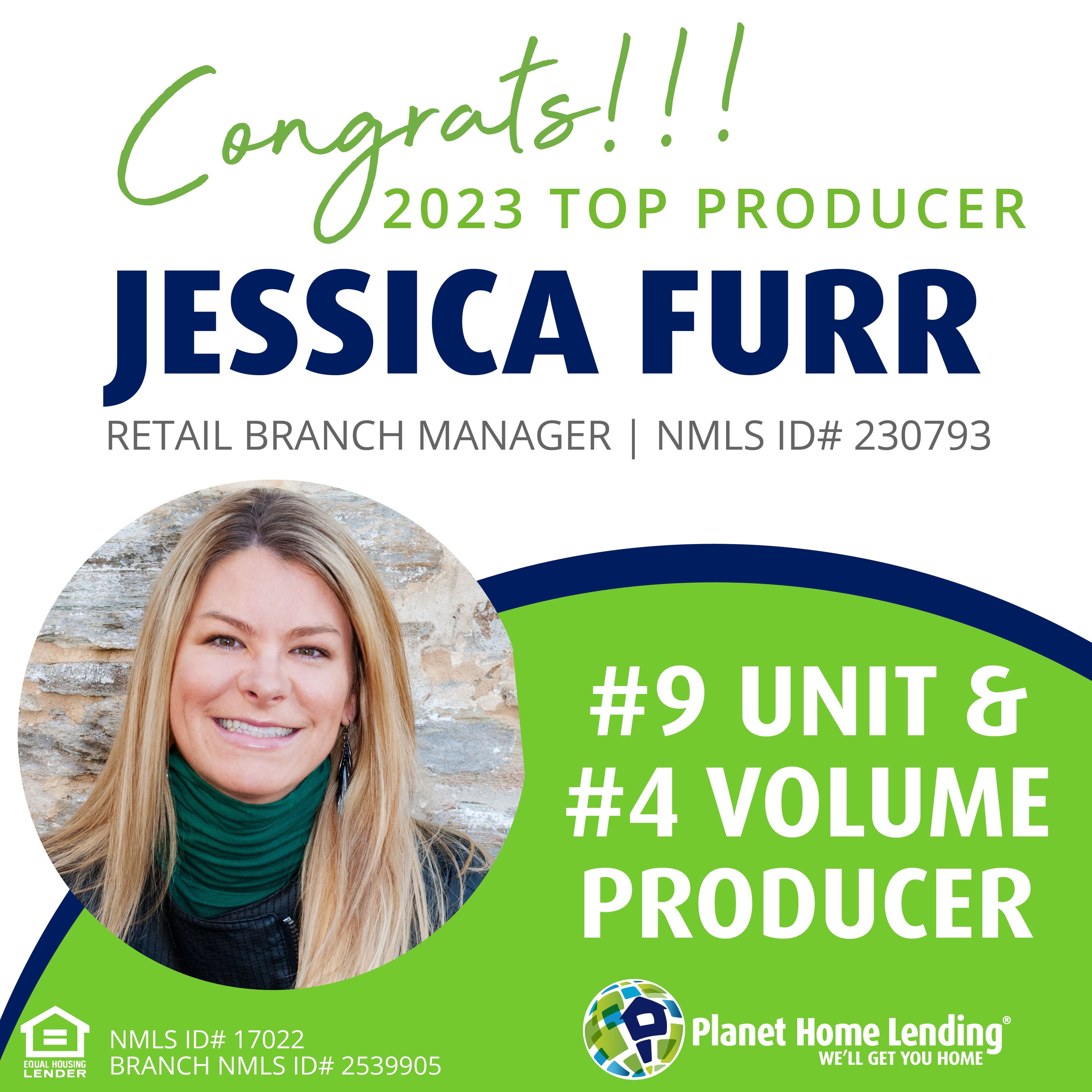 2023 Top Producer #4 Volume #9 Units