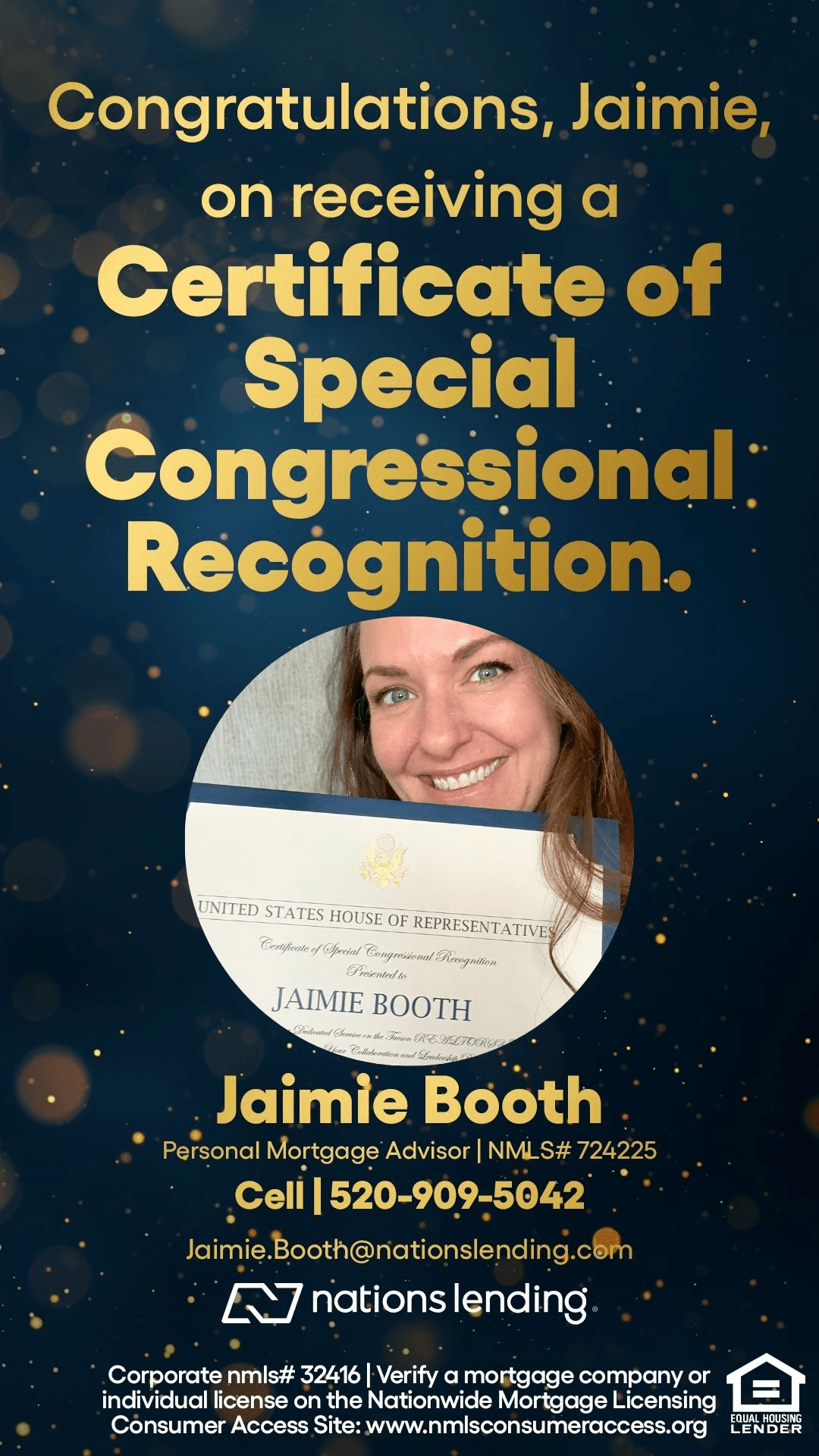United States Congressional Recognition 