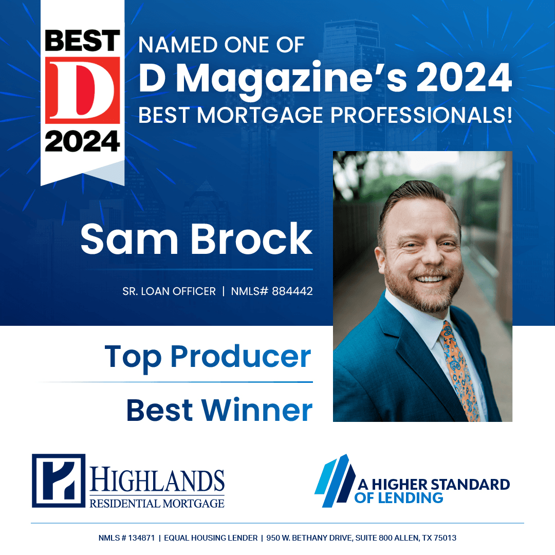 D Magazine Best Mortgage Professionals