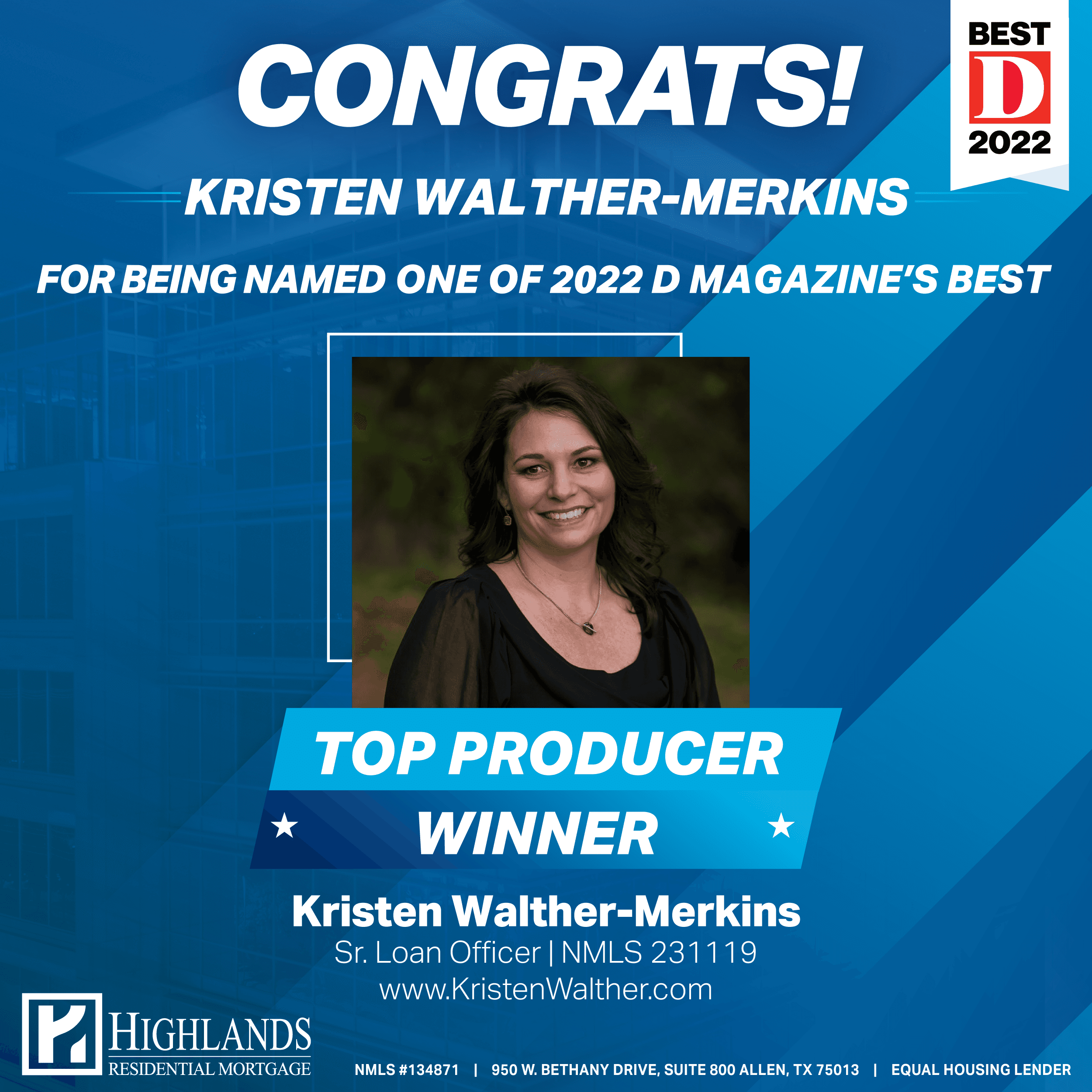 D Magazine's Top Producer 2022