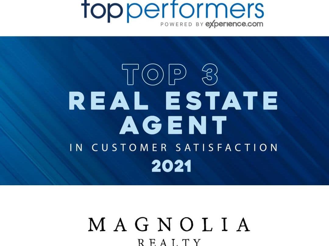 #1 Agent for Client Satisfaction Reviews, Experience.com - 2021