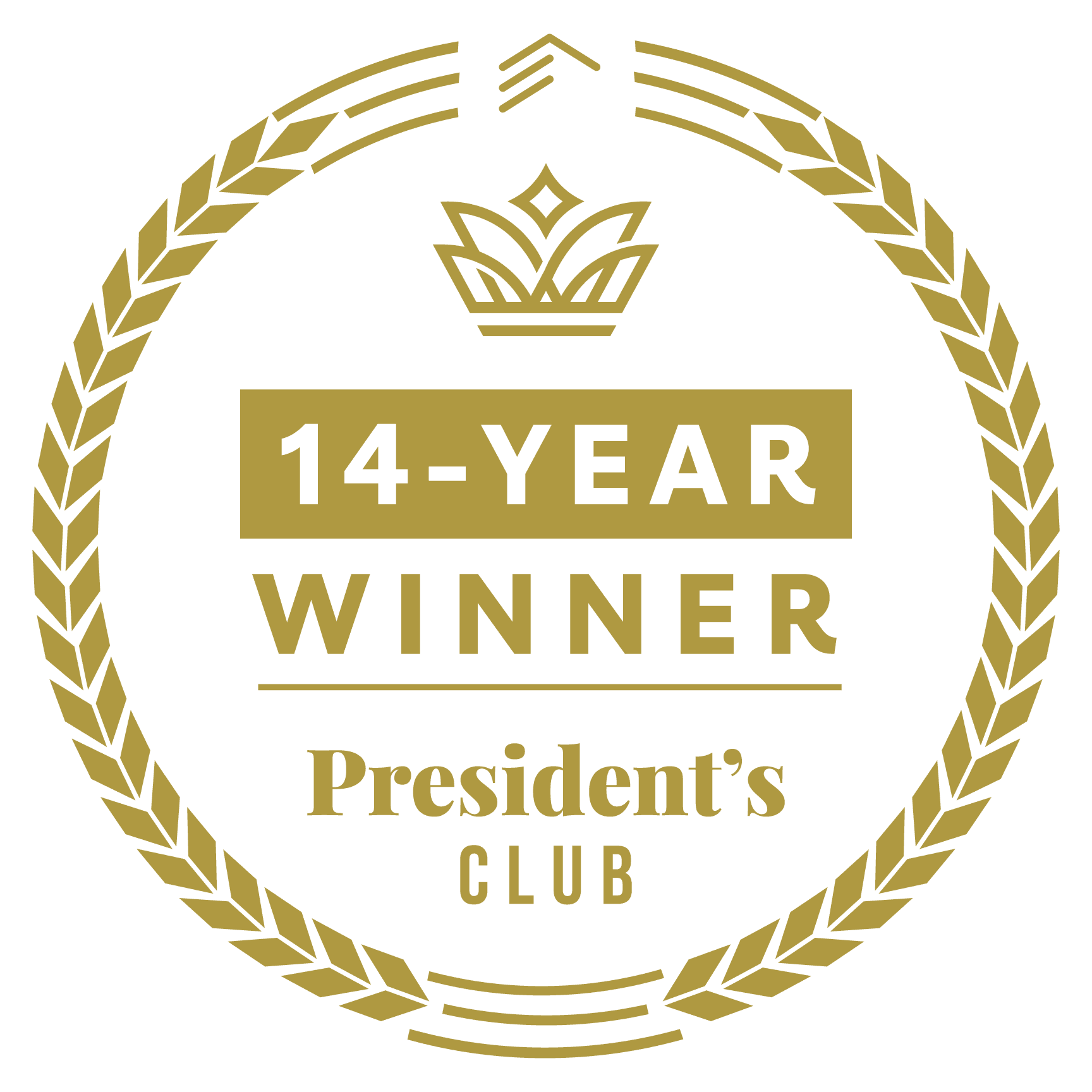 14 Years PRESIDENTS CLUB