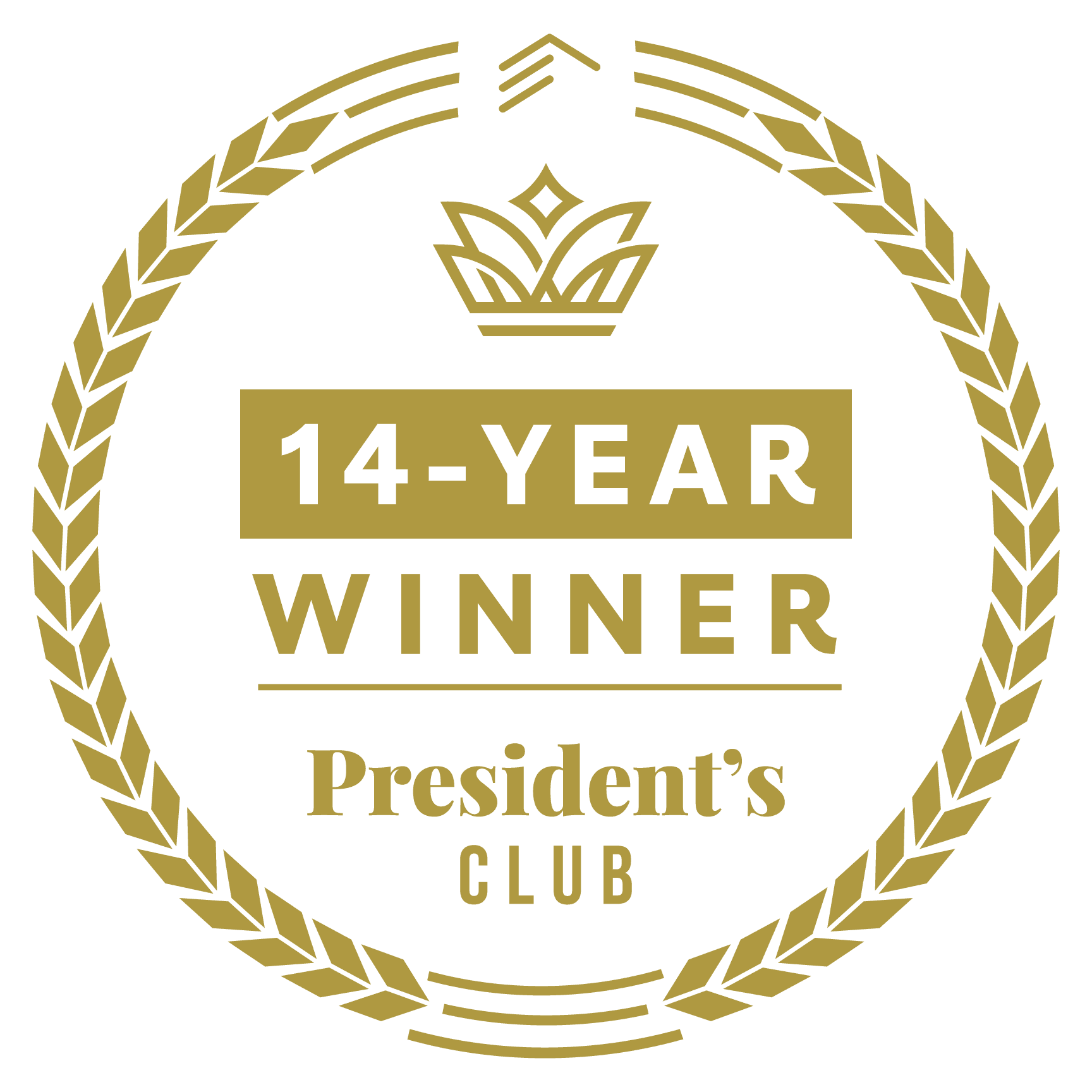 Presidents Club 14 Year Winnder