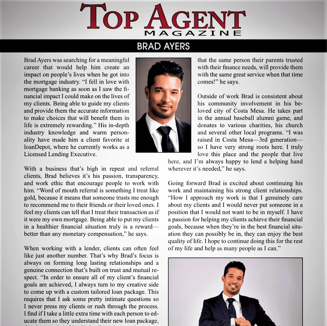 Top Agent Magazine | Featured Loan Officer