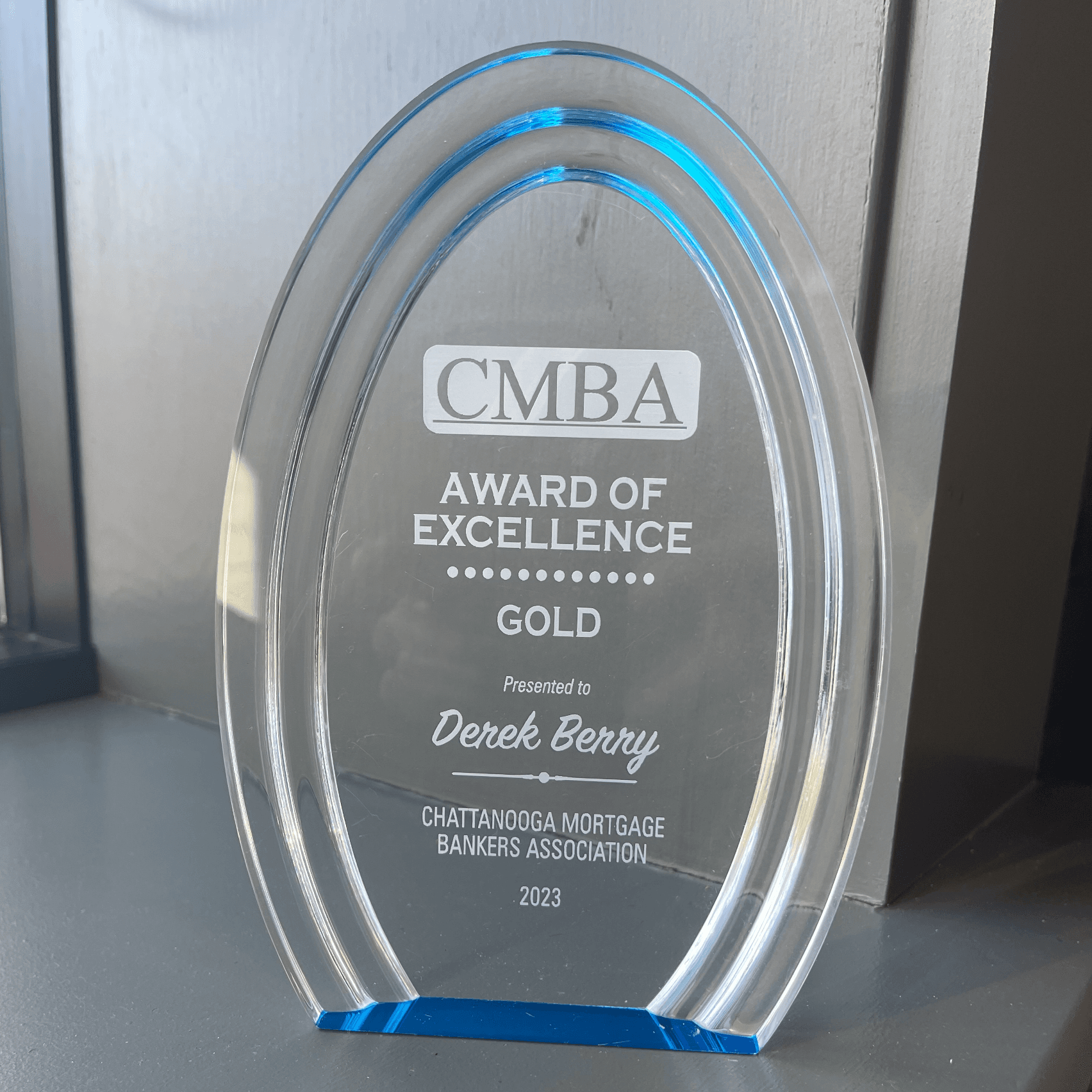 CMBA Award Of Excellence GOLD