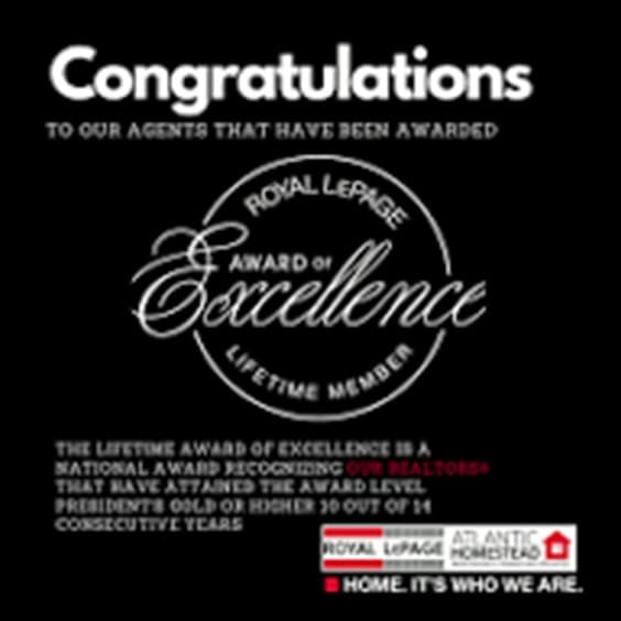 Royal Lepage award of excellence