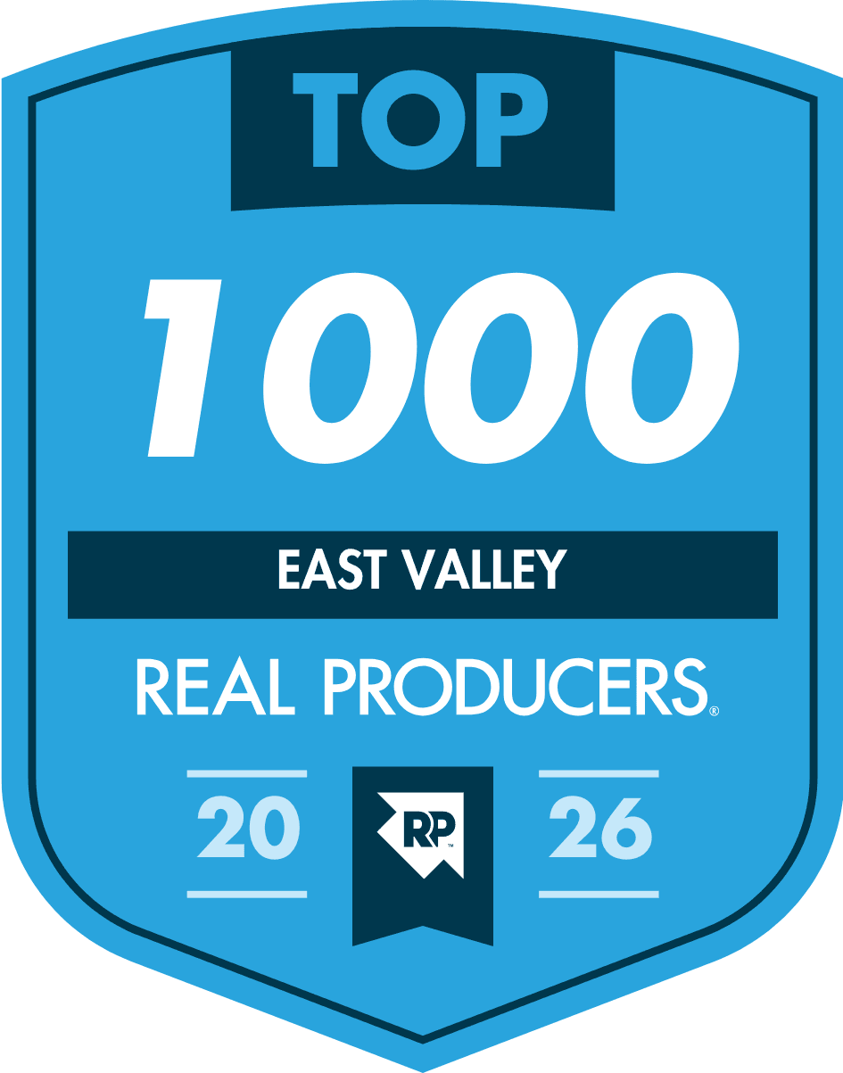 East Valley Real Producers Award- Top 1%