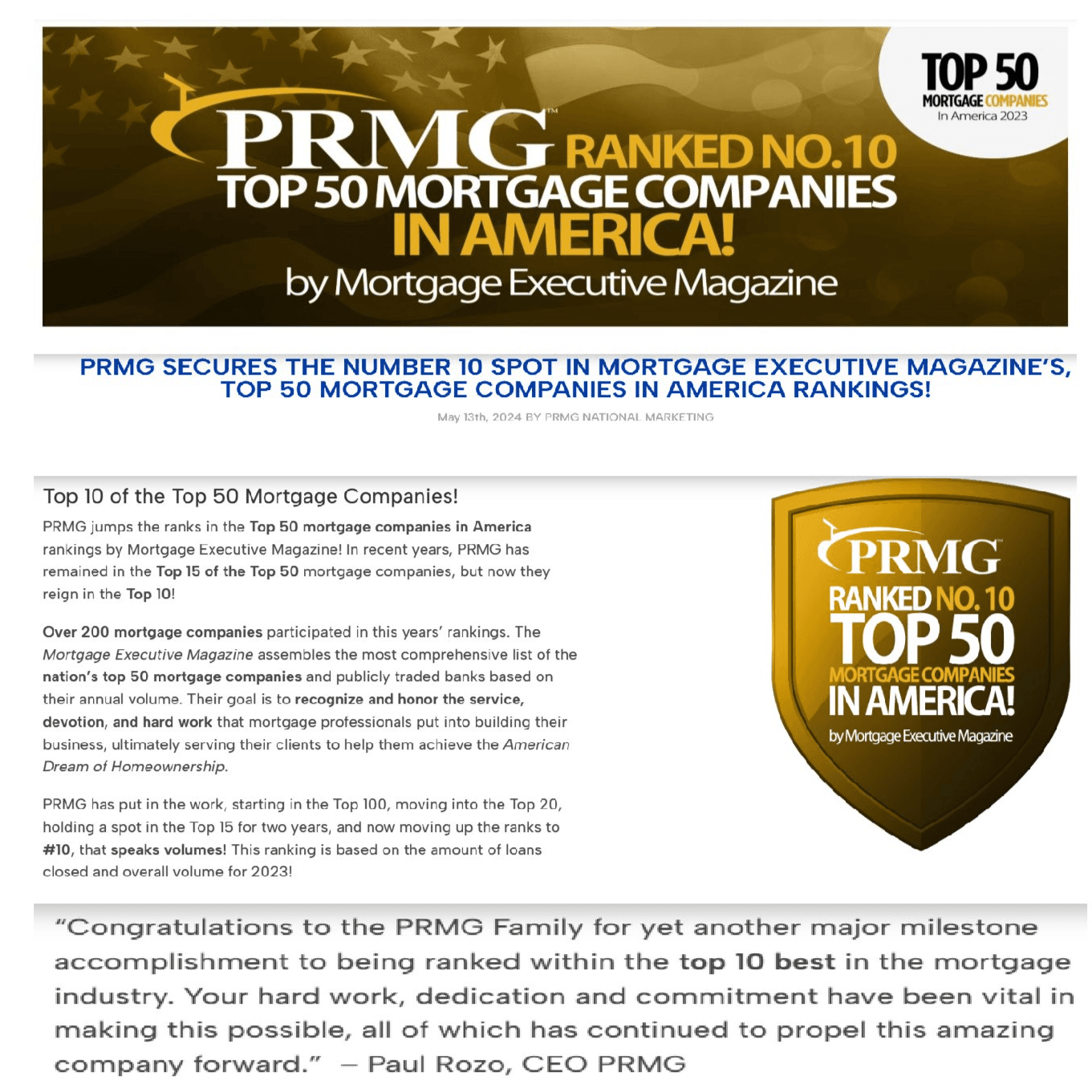 Top Mortgage Companies 