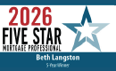 2026 5 Star Mortgage Professional Award