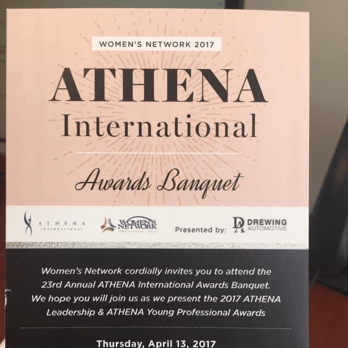 Young Athena Award Finalist 2017