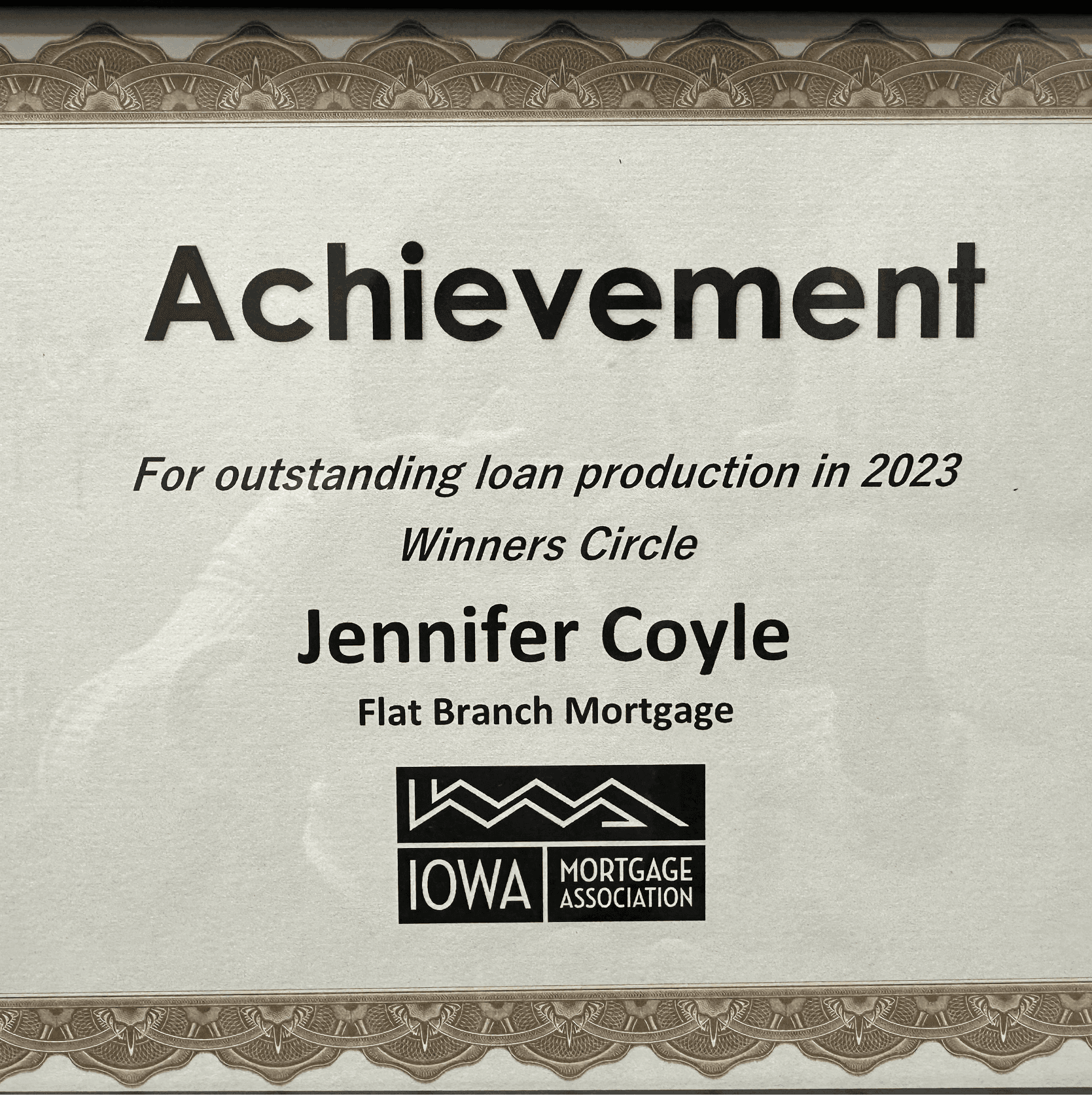 2023 IMA Winner Circle