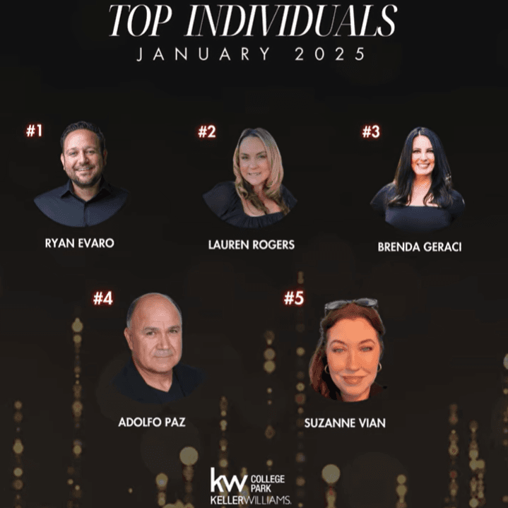 Top 5 Agents In January 2025