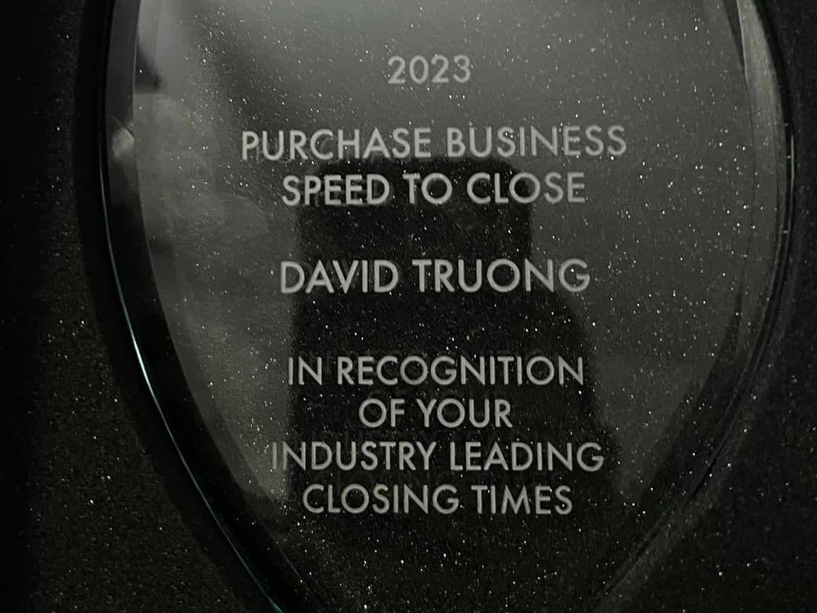 AWARD SPEED TO CLOSE ON PURCHASE 2023