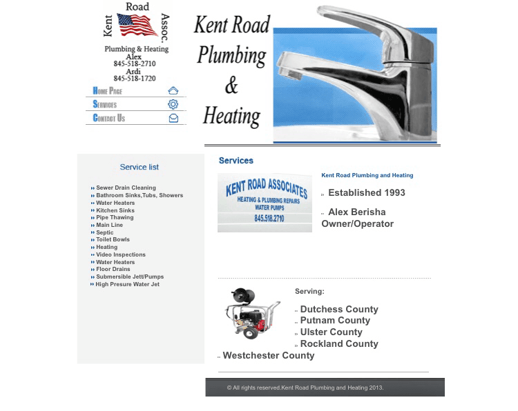 Kent road plumbing and heating  in Wappingers Falls, NY