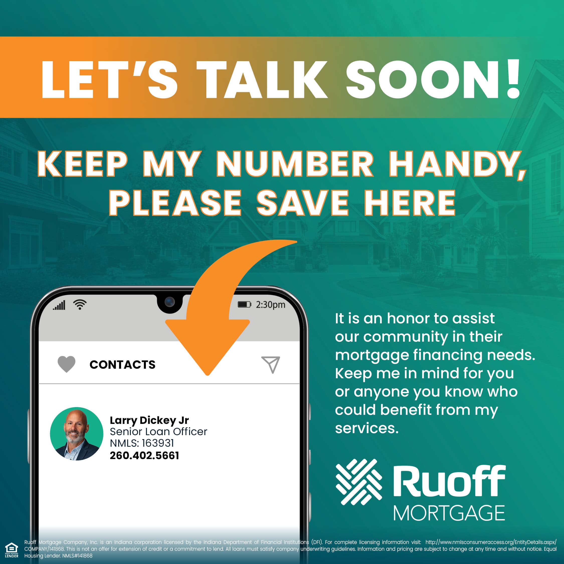 Larry Dickey Jr., Ruoff Mortgage - Gallery Photo