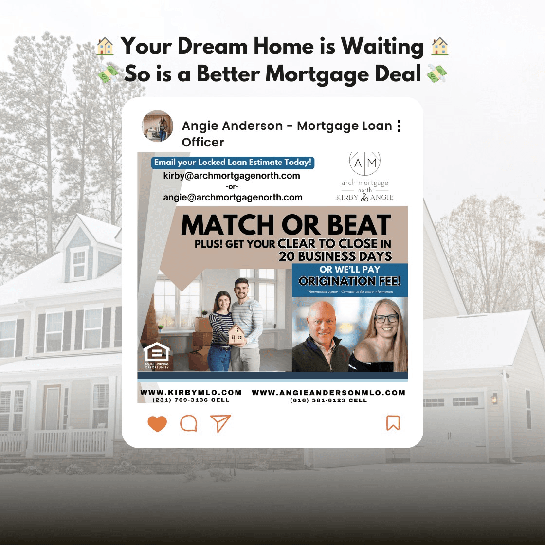 Michigan Mortgage Lender | Kirby & Angie MLO | Conventional | FHA | VA | Jumbo | Arch Mortgage - North - Gallery Photo
