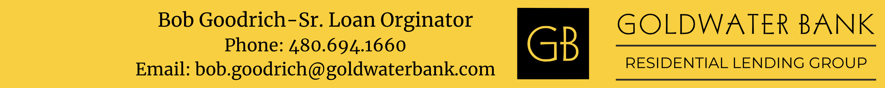 Bob Goodrich-Sr. Loan Officer's Cover Image