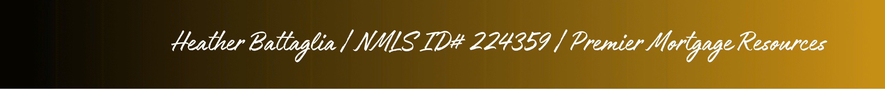Heather Battaglia | NMLS ID# 224359 | Premier Mortgage Resources's Cover Image