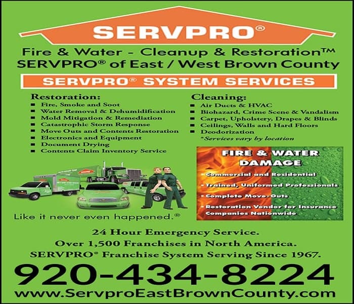 SERVPRO of East / West Brown County in Green Bay, WI