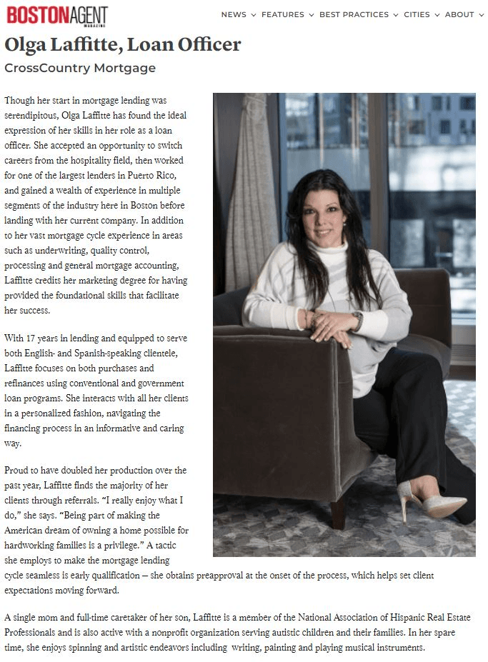 Olga Laffitte at CrossCountry Mortgage - Gallery Photo